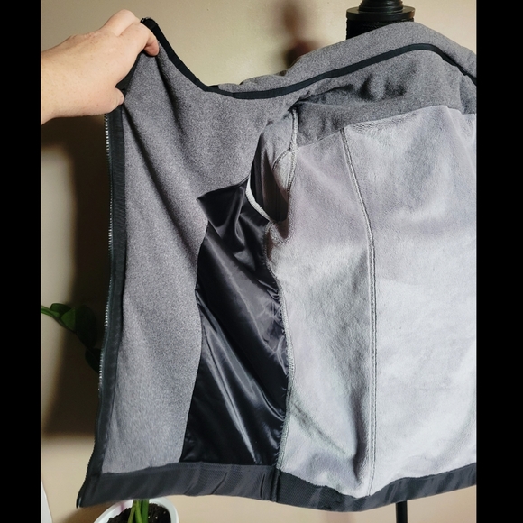 Lululemon Moto Jacket Ambient Gray Black - Picture 11 of 14